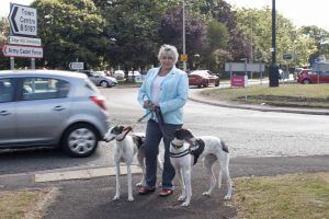 Kate Mitchell by fire station Roundabout