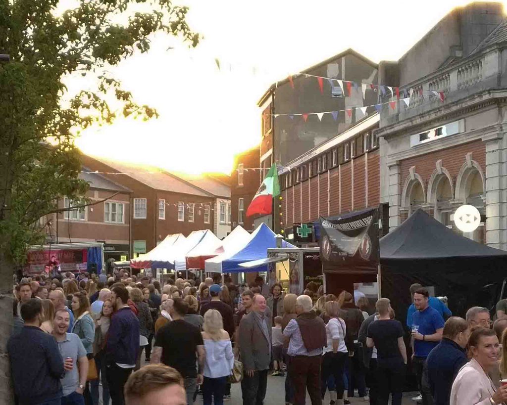 Night Market Crowd