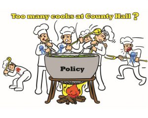 Too many cook at County Hall